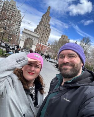 Dorothee Dauwe Instagram - And just like that… waren we in New York. 🩷🇺🇸

#newyork