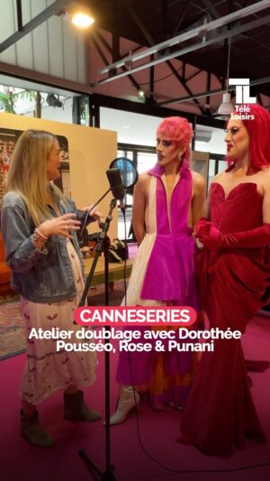 Dorothée Pousséo Instagram - @dorothee.pousseo, la voix française de Margot Robbie, Vanellope von Schweetz dans les mondes de Ralph, ou encore les jumelles Olsen, a partagé avec nous sa passion pour le doublage lors d’un atelier spécial avec @roseandpunani ! 

Et, vous allez voir, ce n’est pas si simple que ça ! 👀

_
#doublage #canneseries @canneseries