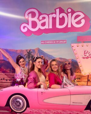 Dorothée Pousséo Instagram - Merveilleuse soirée pour cette pépite de film!!! Foncez voir BARBIE vous allez adorer c’est sûr! C’est tellement intelligent et drôle ☺️ Et tellement rose !!! Comme son public ce soir 💖💖💖

@6pri1 @natoogram @melococo @aurel__i_e @warnerbrosfr #barbiemovie #barbie #avantpremiere #pink