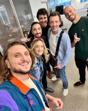 Dorothée Pousséo Instagram - Merci à @levraimcfly et @rafcarlito pour cette invitation de folie, en si bonne compagnie @mastuu_ @joyca @emmanuel_curtil @alexistomassian @adri_antoine Éric Missoffe Stéphane Excoffier 
RDV sur leur chaîne YouTube