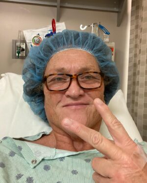 Dot-Marie Jones Instagram - I haven’t post anything about my knee replacement. I know my girl @bridgettcjones had but wanted to as well. My knee was a mess and this was the 8th surgery on my left one. I think I got my miles out of it. 9-12-23 was surgery! Have had some very bad days but slowly getting better! Thank you @bridgettcjones for being an amazing nurse and taking good care of me . I love you forever and always.  I made that fancy cup and stuff holder for my Walker!!! Jealous 😉love y’all! I’ll keep y’all up to date! Today is day 8. Ya don’t count the day ya had the surgery cause ya don’t!!!
