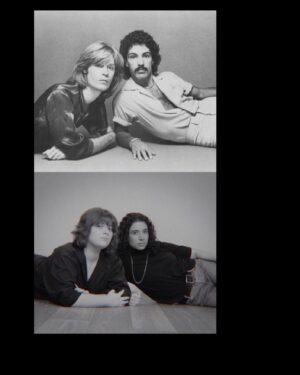 Dot-Marie Jones Instagram - So my girls have talked about doing this for what seems like years and today it happened! @sav.par @heytaejune rule the cool!! @bridgettcjones and I are so proud of them and their good taste @hallandoatesofficial @johnoatesofficial @realdarylhall  WE ALL LOVE YOUS!! #hall&oats #luckystepmom #bonusmomproud #awesomekids haha happy holidays ❤️🤟🏼🤭