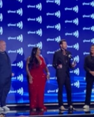 Dot-Marie Jones Instagram - @bridgettcjones  THANK YOU FOR BEING THE BEST DATE EVER AND THE LOVE OF MY LIFE!!! CONGRATULATIONS to @billyeichner @guybranum  @therealtsmadison  AND THE REST OF THE CAST AND CREW OF BROS!!!🏆🏆🏆🏆 WE WON!!! THANK YOU @glaad FOR A BEAUTIFUL NIGHT!! SO MANY TRULY WONDERFUL PEOPLE HERE TONIGHT!  LOVE YALL🏆🌈🤟🏼❤️🦋#BROS #brosthemovie 🌈🌈🌈🏆🥹❤️