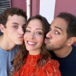 Dounia Coesens Instagram - Quelles belles rencontres sur @dna_tf1 1. La famille Saeed ! Mon @sasha_birdy_ et mon @samy_gharbi de grands comédiens au grand cœur. Samy nos soirées fous rires vont me manquer, mais on se lâche pas ❤️ 2. Parce que parfois je suis aussi joueuse que mon fils de fiction 😜 3. 👮🏻‍♂️Protégée par la joyeuse bande du commissariat qui m’ont accueilli les bras ouverts @youcefagl @mayel_elhajaoui @franckmonsigny 4. Mon @farouk_bermouga, incroyable partenaire. J’ai adoré jouer avec toi, quel homme ! Charisme et professionnalisme garanti. Mon @youcefagl, frère tu me fais tellement rire …❤️ 5. @emoireoff & @kamelbelghazi, Emmanuel, douceur et beauté incarnée. Kamel, jamais 2 sans 3 j’espère à vite 😘 6. Quand on rigole trop fort @sasha_birdy_ 🤣 et que même hors scène je dois aussi jouer la maman 😜 Tu vas me manquer mon fils. 7. Ma @charlienune, mon repère, mon amie. Je te rappelle demain d’ailleurs 🤣😘 8. La sublimissime et plus que talentueuse @juliedebazac.officiel avec qui c’était une évidence. Merci à toutes les équipes techniques et réalisatrices/eurs. C’est un aurevoir mais pas un adieu, j’espère. Je pars pour découvrir d’autres personnages mais je vous dis peut-être à l’année prochaine ! Merci @dna_tf1 & @tf1 de m’avoir fait ce beau cadeau qu’est le personnage de Romy. Elle m’a donné de la force. Merci 🙏🏻