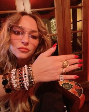 Drea de Matteo Instagram - THANK YOU @breadmonster_inc for my Christmas Carepackage of #unfuckwithable #gangstergoddess #GGB #beadedbracelets 
🙏🏽🙏🏽🙏🏽

Everyone is always asking where they can buy em so nowwwww ya know! @breadmonster_inc