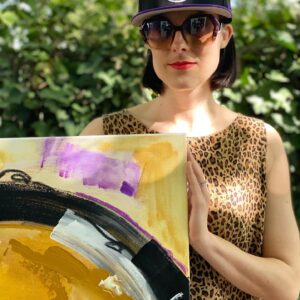 Drew Jacoby Instagram - PRINCE - 36x48 acrylic, oil pastel, charcoal on canvas.#art #prince #popart #purple #lilac #lavendar #yellow #originalart #abstractpainting #acrylicpainting #paintings #paintingoftheday #artforwardinteriors #homedecor #interiorescapism