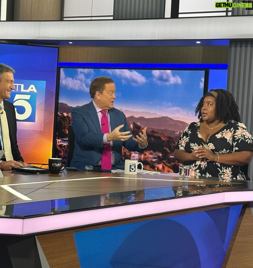 Dulcé Sloan Instagram - Did y’all see me today on @ktla5news ? No?! Why not?!
