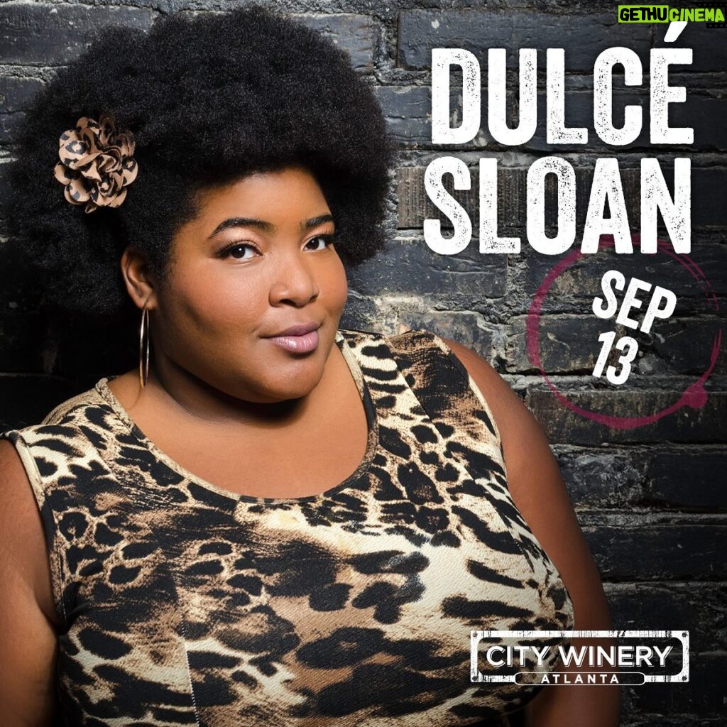 Dulcé Sloan Instagram - I had to change my @citywineryatl date to Sept 13 because I BOOKED A MOVIE! Please got to my Linktree or website to get tickets! If you already bout tickets (bless you) then the venue will reach out to change the date! Love yall and thank you for the support! #standupcomedy #dulcesloan #citywineryatl