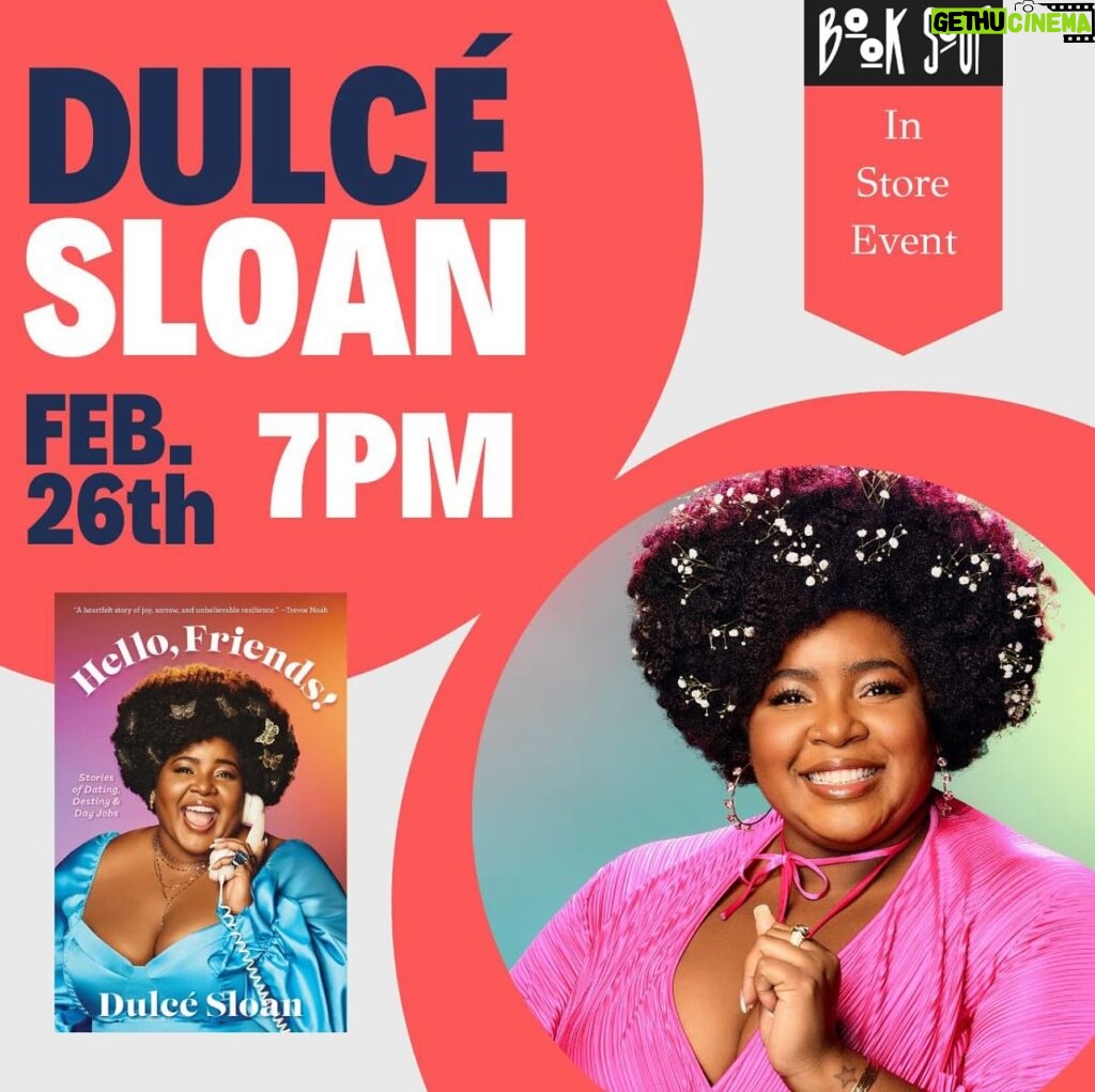 Dulcé Sloan Instagram - LA! Come get your book signed by me! Ticket link in my stories!