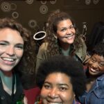 Dulcé Sloan Instagram - @sxsw gave everything it was supposed to give. She ate and left no crumbs and other things the cool kids say. I had too much fun! This is my 5th year going to the festival and I STILL don’t know what it is! Thank you to @scamgoddesspod for stopping a conversation with an annoying man to take a picture of my ass. 🥰 Got ambushed interviewed by @thenightcap when the producer jumped out her car and ran up to me. Got permanent bracelets from @linkxlou with @yamaneika or as @napoleonemill called them “jewelry tattoos”. AND I got to meet one of my favorite rappers @themonaleo and thank her for the work she is doing in suicide prevention with her organization @stayonemoreday Thank you sis. Sometimes going to the bathroom can change your night lol #sxsw #monaleo #comedyfestival #pedicab #austintexas