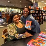 Dulcé Sloan Instagram – Last week was a whirlwind of press and blessings! @abcgma3 with @vladduthierscbs and @gayleking (she read my book and loved it! 😮) @abcgma3 with @demarcomorgan trying my best to make @michaelstrahan jealous (didn’t work 🥺 lol) and my book signing in @bnclarendon where @aminahimani blessed me with her presence! 

Dress 1: @eloquii 
Dress 2: @torrid 

Thank you for all the love!