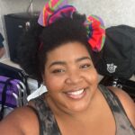 Dulcé Sloan Instagram – Can’t really post about the movie but yall had to see how cute I look! A double bow! I’m a child. How old do I look?