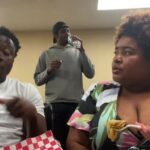Dulcé Sloan Instagram - #greenroomchronicles Curry wings, crockpots and air fryers! Oh my! In the greenroom of the @comedyzonejax with @justjatty and @tez_brooks Update: watching the Lalaparuza Smack Down and Megami ate her first lipsynch. **and the second ***Megami beat Mhi’ya?! Yes she earned!