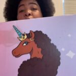 Dulcé Sloan Instagram - Thank you @afrounicorn_official for my amazing box with so many beautiful outfits and gifts. 🥰