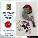 Duygu Yetiş Instagram - Sevgili anneciğim artık emekliliğinin tadını çıkartıyor ve bunca yıldır hep bana hazırladığı güzel şeyleri nasıl yaptığını sizlerede öğretmek istiyor. Yeni yolun açık olsun anneciğim❤️❤️❤️ Not: beni unutma lütfen 🤗 #repost @atolye_atasehir ・・・ Takı tasarım kuş broş yapımı’ workshop 👈🏻 Yeni konu ile karşınızdayız . ... 13 Ekim Salı günü saat 12:00 - 15:00 arası broş tasarlıyoruz ... .. 👍 Unutmayın düzenlediğimiz her sanat dalı , konusunda en iyi ve tecrübeli hocalarımız tarafından verilmektedir . ... ✔️Sınırlı katılımcı olması sebebiyle vereceğimiz workshop , önkayıt DM den iletişime geçiniz . ✔️⚠️VE DİYORUZ Kİ Hiçbir atölye de bulamayacağınız yenilikler ve yeni konular için bizi takip etmeye devam edin . #takıtasarımı #takıtasarım #takı #taki #elsanatları #takıatölyesi #takıworkshop #hobi#workshop #atolyeatasehir #atölyeataşehir #atolye_atasehir #ataşehiratölye #kadıköy #suadiye #göztepe