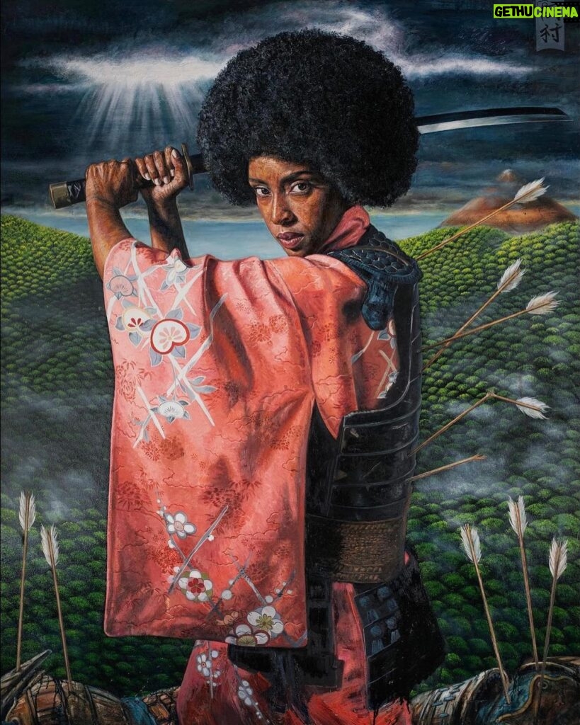 Ebony Obsidian Instagram - Tim Okamura’s: Ebony Obsidian the Unbreakable. Could not be more timely. Nearly speechless. The slings and arrows of life will surely come, but calm is the one who will surely overcome. An extensive tribute to undefeated Black Women is up at the @AugustWilsonCulturalCenter. Including this piece, which I’m told sold to a German art collector before opening night. Run, don’t walk. Tim, you are a master of your craft and it’s magical to witness. Thank you @EdSkrein, the bridge. And grandest of thank you’s to my Mother, Queen Warrior. Your soldier is still standing ✊🏾