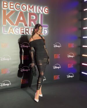 Ece Sükan Instagram - #BecomingKarlLagerfeld premiere 🕶️🐈‍⬛
#disneyplus 
#ad