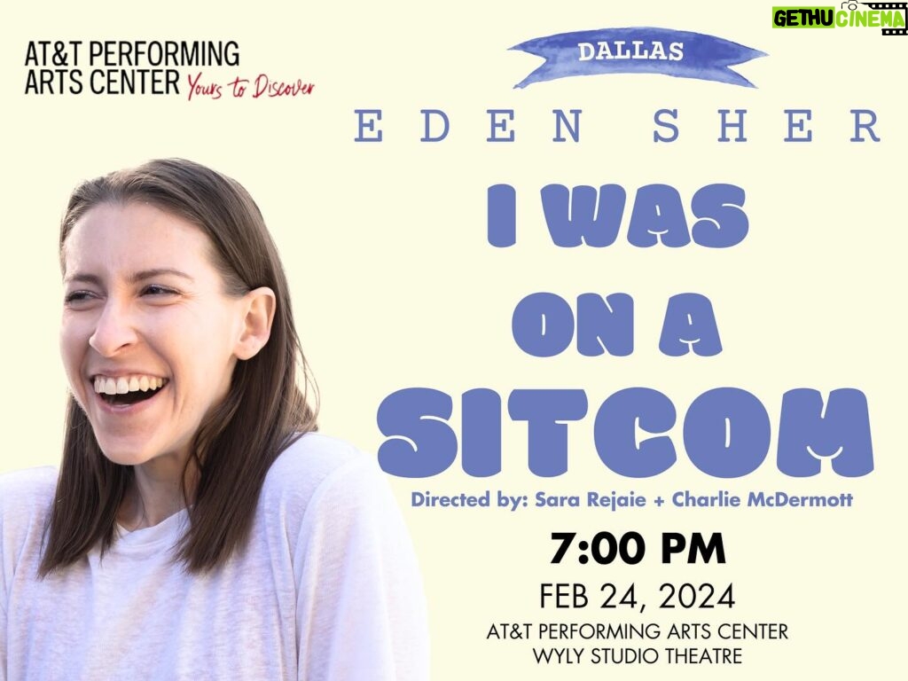 Eden Sher Instagram - 📣 DALLAS & BOSTON 📣 (and bc I sold out LA so quick I added an extra date in January @theyardtheater ilysm!!!) Links to everything in bio always & forever ♥️🙏♥️