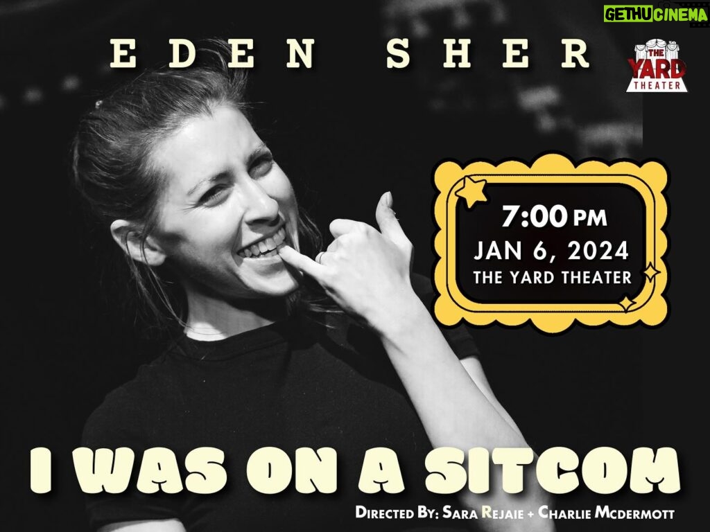 Eden Sher Instagram - 📣 DALLAS & BOSTON 📣 (and bc I sold out LA so quick I added an extra date in January @theyardtheater ilysm!!!) Links to everything in bio always & forever ♥️🙏♥️