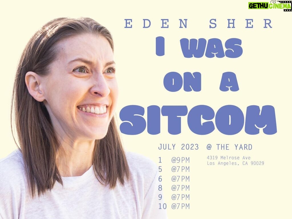 Eden Sher Instagram - Who's ready for some LA previews pre-Edinburgh?!?! Come on down to @theyardtheater for some sneak peak workshops this July!!!! V v v excited link in bio obv