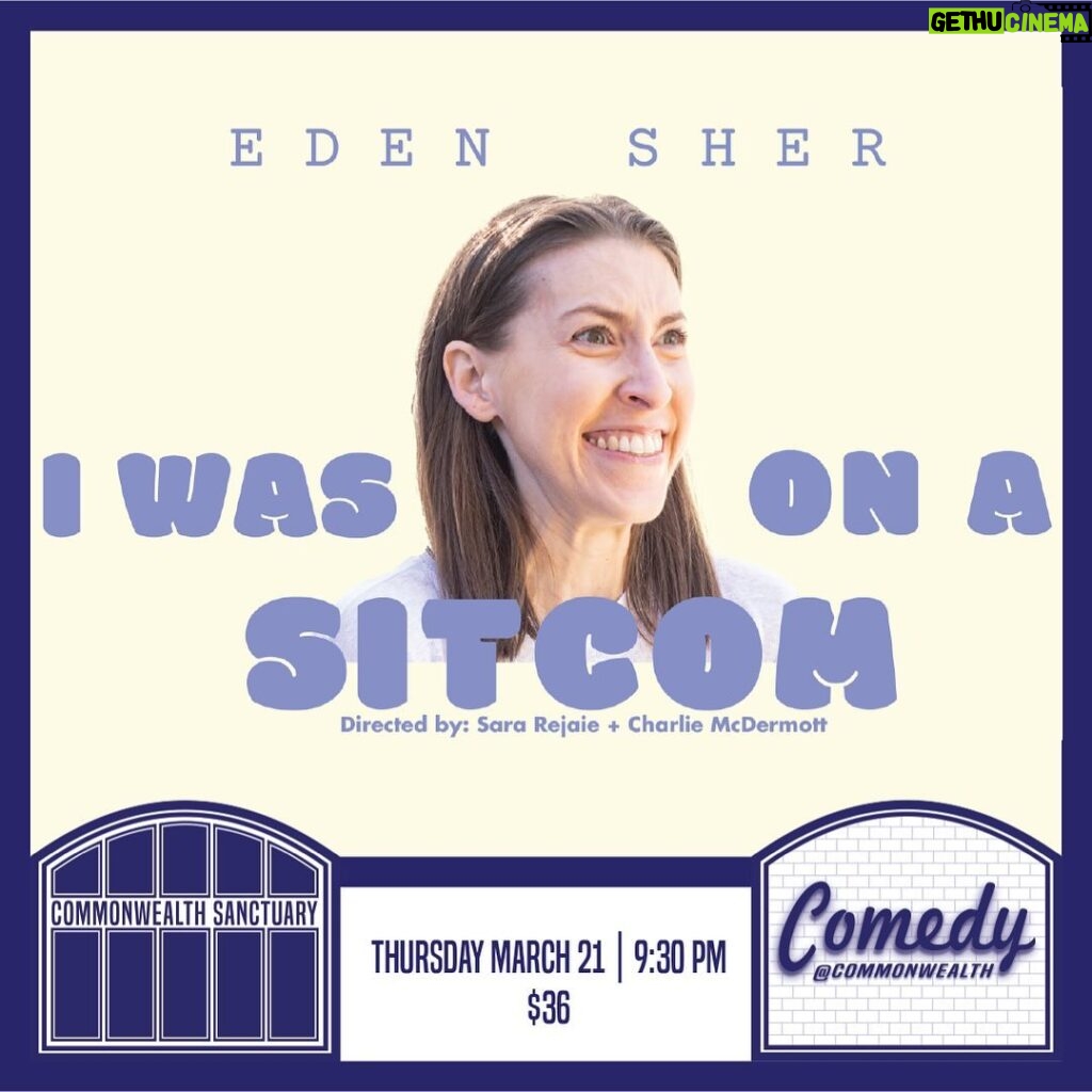 Eden Sher Instagram - JUST ADDED! One more show with @eden_sher has been added for Thursday, March 21st at 9:30PM! Grab tickets today at the link in our bio because these will go so fast!