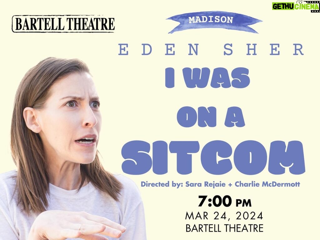 Eden Sher Instagram - 📣 CHICAGO📣 📣HOUSTON📣 📣MADISON📣 📣MINNEAPOLIS📣 Got some fun new dates for #iwasonasitcom to share, pls swipe to see when I shall be visiting you!!! Links in bio as always & lots more cities coming soon!!