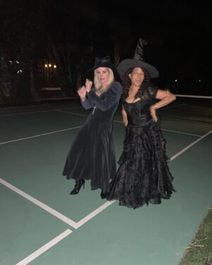 Eileen Davidson Van Patten Instagram - Witches party!!! With these amazing women. 👻😈💀🎃🍸 a little caviar a lot of martinis and a psychic!
