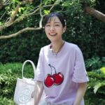 Eisaya Hosuwan Instagram - Feels like 42°C☀️🍒 #ToryBurchSS24 #ToryBurchThailand