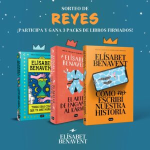 Elísabet Benavent Instagram - ¡Celebra la magia de Reyes con un sorteo especial! 📚 
¿Quieres ganar uno de estos 3 packs de libros firmados? SORTEO CERRADO!! 
Participa comentando en esta publicación a quién le regalarías estas novelas.
¡Empecemos el año con nuevas historias! ✨ [Participación abierta hasta el día 7 de enero a las 12h (1pack de tres libros por premiado)] #SorteoReyes #AmoLeer #Betacoqueta #cómonoescribínuestrahistoria #elartedeengañaralkarma #todasesascosasquetedirémañana