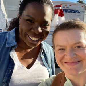 Elaine Carroll Instagram - Today is my birthday, and I can’t imagine a better gift than having spent the last month making #remotemovie with such kind, talented, legendary people while also laughing my butt off. It was the most fun I’ve had in years — so much so that I had to reinstall this app and tell everyone. This town can make you feel like a small fish in a (toxic) pond, but this project made me feel like the world’s luckiest lobster. 🦞 #sixmoviesandaseason