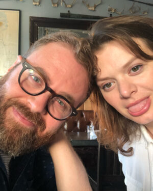 Elaine Carroll Instagram - the lighting was good so I said hey will you look at my phone real quick