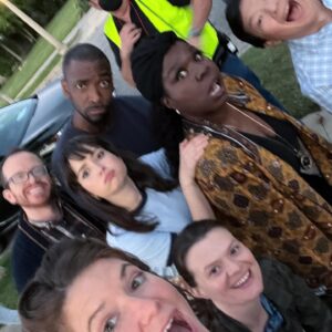 Elaine Carroll Instagram - Today is my birthday, and I can’t imagine a better gift than having spent the last month making #remotemovie with such kind, talented, legendary people while also laughing my butt off. It was the most fun I’ve had in years — so much so that I had to reinstall this app and tell everyone. This town can make you feel like a small fish in a (toxic) pond, but this project made me feel like the world’s luckiest lobster. 🦞 #sixmoviesandaseason