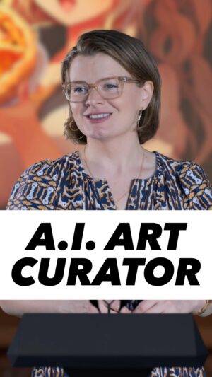 Elaine Carroll Instagram - AI art historian 🎨🤖
.
#comedy #funny #ai #aiart #midjourney #dalle2