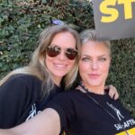 Elaine Hendrix Instagram – Celebrating this badass babe today. Happy Birthday @kristinbauer. I’ve known you for over half my life – clearly the better half. And now you’re stuck with me for life. 💟💜