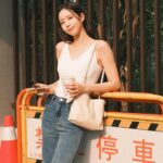 Elaine Ho Instagram - 港式小姐姐 📷/ X100VI 📸/ @shy159753151 👜/ @loewe 👗/ @squarebear.thelabel