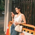 Elaine Ho Instagram - 港式小姐姐 📷/ X100VI 📸/ @shy159753151 👜/ @loewe 👗/ @squarebear.thelabel