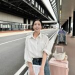 Elaine Ho Instagram - Lufa太多天沒見到媽媽了，準備回家 再見東京，下次再來找你💕 #tokyo #成田空港 #polo top/ @squarebear.thelabel bottom/ @bisoubisoustore_tw bag/ @poloralphlauren