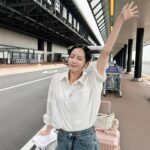 Elaine Ho Instagram - Lufa太多天沒見到媽媽了，準備回家 再見東京，下次再來找你💕 #tokyo #成田空港 #polo top/ @squarebear.thelabel bottom/ @bisoubisoustore_tw bag/ @poloralphlauren