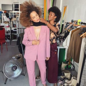 Elarica Johnson Instagram - BTS📸

@thefallmag X @erikacavallini_official