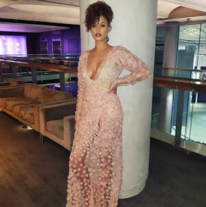 Elarica Johnson Instagram - NTA'S 🌸
A Discovery of Witches didn't get best new drama but it did make the top 5 and im super proud. 
Thank you to all the ADOW team and cast. You are all wonderful @skyone @bad_wolf_tv @debharkness you rock. Such a pleasure to be a part of the show. Thank you @officialntas for having us!
👗 @feronaofficial Thanks for letting me wear this beautiful piece.
@sassoonsalonofficial & @julien4sassoon for the new 💇🏽‍♀️
#ntas #adiscoveryofwitches #juliettedurand
