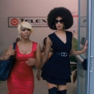 Elarica Johnson Instagram - THELMA & LOUISE 👩🏾‍🤝‍👩🏽

Ep 6 intro was so much fun!
I don't think many people can change as quick as @therealbrandee
And myself did!
Felt good to be all kinds of women in one day!
One week wait till ep 7!
 It will be worth it. I promise!!💋

#pvalley #Autumnnight #Mercedes #downinthevalley