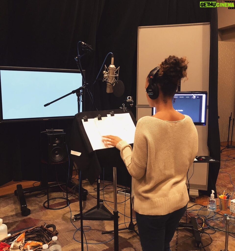 Elarica Johnson Instagram - Ever wondered what it would be like to voice an Anime character…. I did. Not wondering anymore! 🤪 Very excited to join this journey and looking forward to sharing it real soon! #anime #voiceover #firsttime