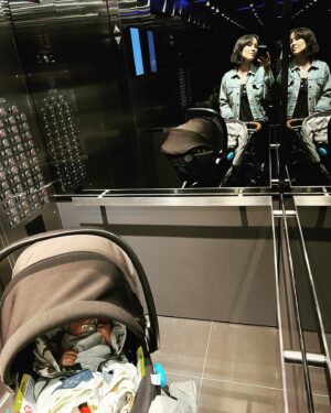 Eleanor Matsuura Instagram - Life in an elevator