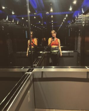 Eleanor Matsuura Instagram - Life in an elevator