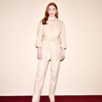Eleanor Tomlinson Instagram - Zimmermann, thank you so much for making my first experience of Paris Fashion Week so special 🤎 @zimmermann #PFW • Styled by @rebeccacorbinmurray in #zimmermann @louboutinworld • Hair @lukepluckrose • Makeup @ewtmakeup • @vrwpublicity • @itg_ltd • @ivanalostudio • @cvgg_ltd 📸 @bfa 📸 @saskialawaks
