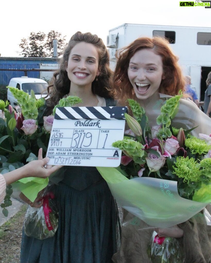 Eleanor Tomlinson Instagram - P O L D A R K 10 years to the day since we started filming and this beautiful journey began ♥️ @official_poldark @mammothscreen @bbc @pbs