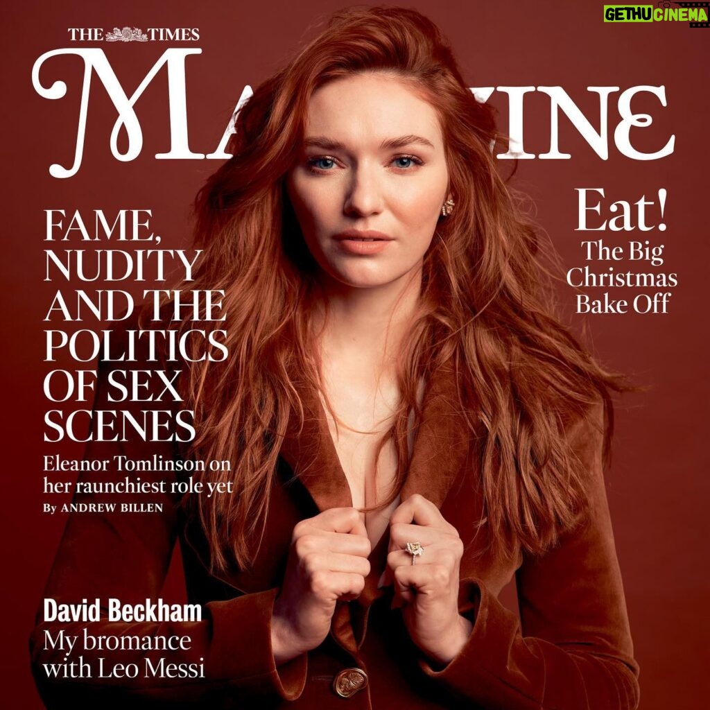 Eleanor Tomlinson Instagram - Talking all things The Couple Next Door in today’s The Times Magazine 🍁 All episodes will be available to stream on @channel4 in the UK from November 27th. Coming to the US and Canada on Starz in 2024. @thetimesmagazine 🧡 Photography @mattholyoak⁠ 🧡 Styling @hannahlouiserogers⁠ 🧡 Make-up @victoriabond007⁠ 🧡 Hair @lukepluckrose 🧡 @vrwpublicity @channel4 @starz @timesculture