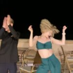 Elena Kampouris Instagram - Unforgettable night in Cape Sounio after the restaurant closed with @alxprovo Xenia & @charis_erm 🎶🎶(that’s the beautiful temple of Poseidon in the background!!)🇬🇷🏛🌌💖@natasatheodoridou #beautiful #memories #Greece #girl #goodvibes #friends #fun #love #laugh #live #nature #sweet #summer #music #life #explore #travel #night #dance #lifestyle #happy #singer #instamusic #smile #mood #happiness #reels #explorepage #instagood #instadaily