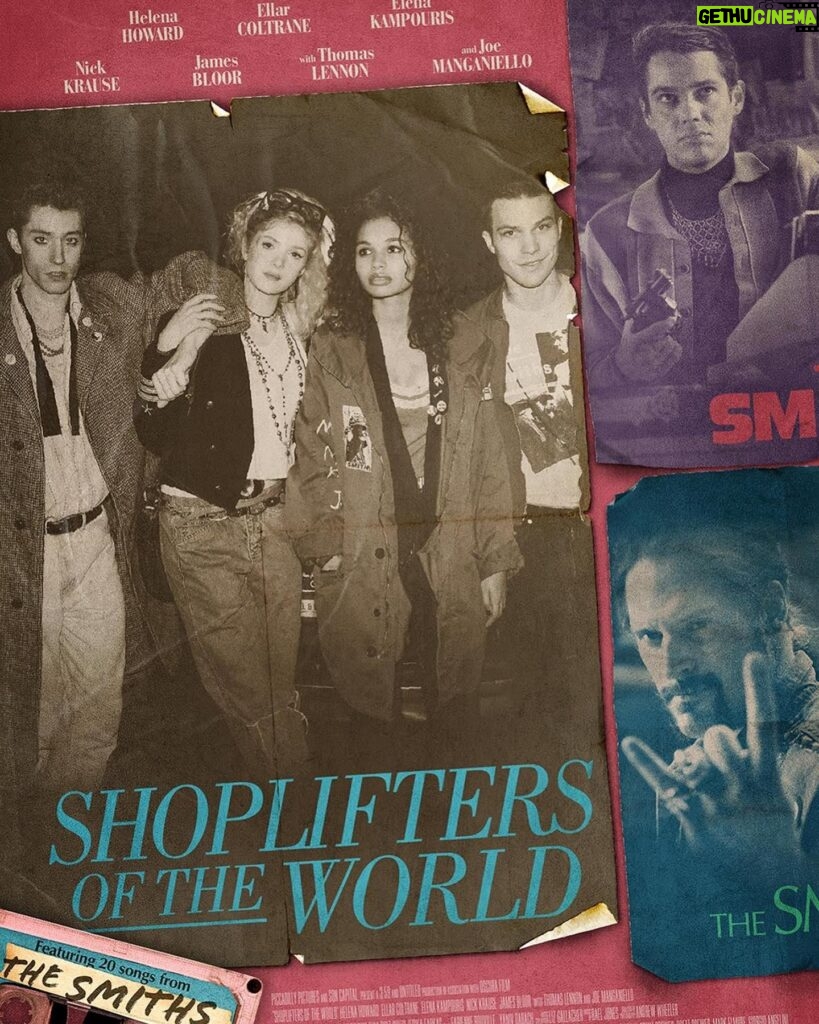 Elena Kampouris Instagram - From the creative mind of our brilliant director @Stephen_Kijak and marvelous producing team @JoeManganiello @NickManganiello @rljefilms @359inc Shoplifters of the World Unite on March 26th VOD digital & theaters ❤️🎸💥❤️ #ShopliftersoftheWorld #unite #thesmiths #morissey #cinema #musician #movie #film #adventure #photography #cool #80s #80smusic #live #music #song #radio #fan #nostalgia #fun #classic #indiefilm #new #night #live #style #fashion #writing #art #instagood