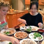 Elena Kampouris Instagram - ‪After my Qín Lǎoshī braided my hair we cooked a delicious meal together😋🥢💕很好吃! #fun #cooking #learn #celebrate #culture #Chinese #healthy #cuisine #Mandarin #Beijing #Shanghai #summer #weekend #cook #recipe #hair #hairstyle #braid #style #plait #braids #braidstyles #food #foodie #yum #foodphotography #eat #cleaneating #instafood #instahair